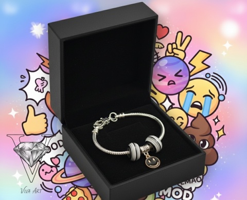 UROCZA BRANSOLETKA Z ZAWIESZKĄ OD VIVA JEWELRY & ART