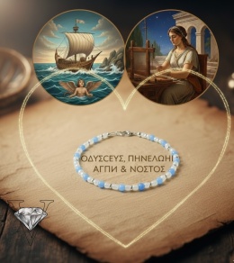 BRANSOLETKA Z AKWAMARYNU I SREBRA OD VIVA JEWELRY & ART