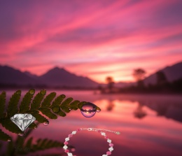 RÓŻOWA UROKLIWA BRANSOLETKA Z ANGELITU I KAMIEMIENIA KSIĘZYCOWEGO OD VIVA JEWELRY & ART