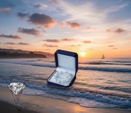 PRZEJRZYSTA BRANSOLETKA Z KAMIENIA KSIĘŻYCOWEGO I TOPAZU OD VIVA JEWELRY & ART