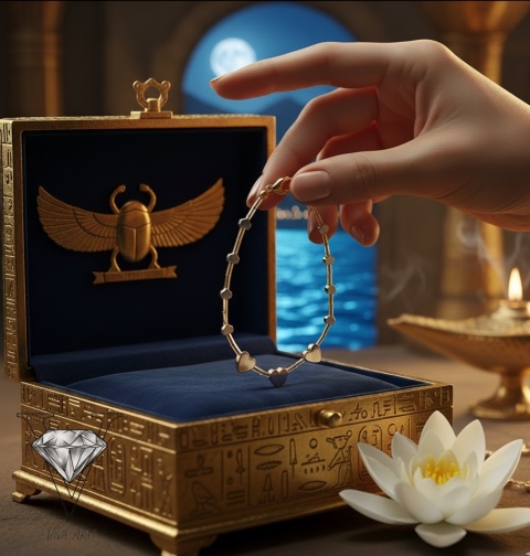 BRANSOLETKA Z HEMATYTÓW W KSZTAŁCIE SERDUSZEK W OLORACH RÓZOWYM I SREBRNYM