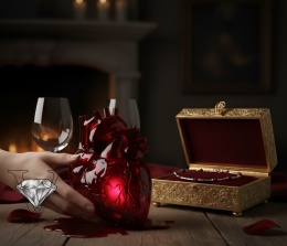 BRANSOLETKA Z GRANATÓW I SREBRA  OD VIVA JEWELRY & ART