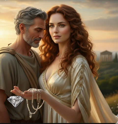 KOMPLET BIŻUTERII Z GRANATÓW I SREBRA OD VIVA JEWELRY & ART