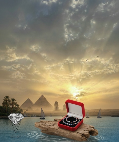 KOMPLET BIŻUTERII  Z HEMATYTU Z ZAPIĘCIEM MAGNETYCZNYM I KARABIŃCZYKIEM