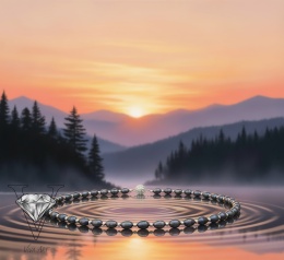 ELEGANCKI NASZYJNIK Z CZARNYCH PEREŁ I SREBRA OD VIVA JEWELRY & ART