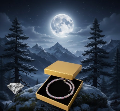 NASZYJNK Z KAMIENIA KSIĘŻYCOWEGO I KAMIENIA KOCIE OKO OD VIVA JEWELRY & ART