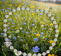 UROKLIWY ZIELONY NASZYJNIK Z MAALACHITU I HEMATYTU OD VIVA JEWELRY & ART