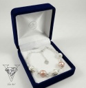 ELEGANCKA BRANSOLETKA Z PEREŁ I SREBRA OD VIVA JEWELRY