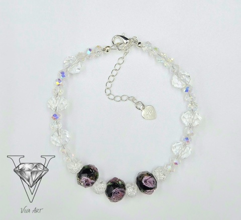 BRANSOLETKA Z RÓŻAMI OD VIVA JEWELRY