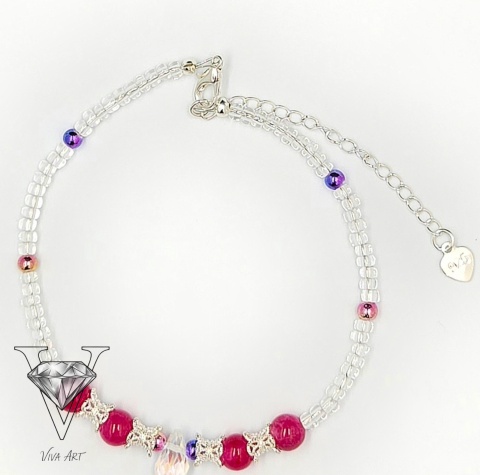 OBRAZ RÓŻOWEJ BRANSOLETKI OD VIVA JEWELRY