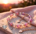 RÓŻOWA BRANSOLETKA OD VIVA JEWELRY