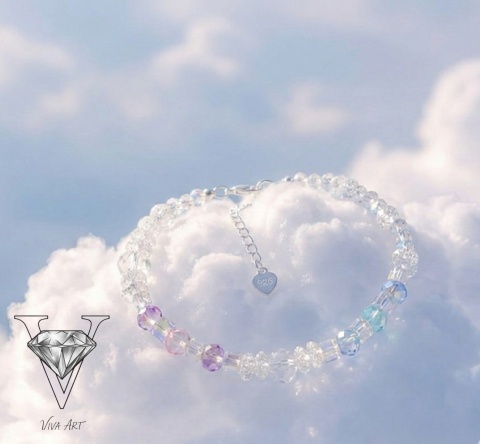 UROCZA DELIKATNA BRANSOLETKA NA CHMURCE OD VIVA JEWELRY