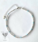 UROCZA NIEBIESKA BRANSOLETKA ZE SREBREM OD VIVA JEWELRY & ART