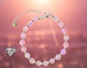 BRANSOLETKA Z OPALU RÓŻOWEGO Z PRZEDŁUŻKĄ OD VIVA JEWELRY & ART