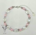 OBRAZ RÓŻOWO PRZJRZYSTEJ BRANSOLETKI OD VIVA JEWELRY