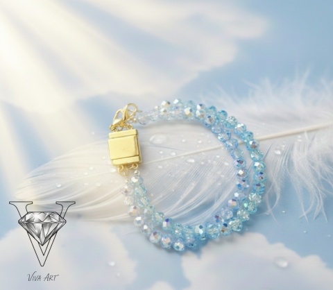 BRANSOLETKA PODWÓJNA Z ZAPIĘCIEM MAGNETYCZNYM OD VIVA JEWELRY