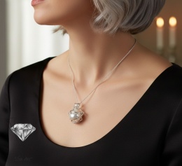 EKSKLUZYWNA ZAWIESZKA Z PERŁĄ VIVA JEWELRY & ART