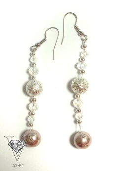 KOLCZYKI BRĄZOWO SREBRNE OD VIVA JEWELRY