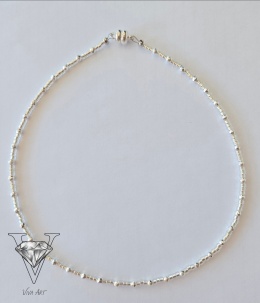 UNIKATOWY NASZYJNIK Z HEMATYTÓW RĘCZNIE WYKONANY W VIVA JEWELRY & ART