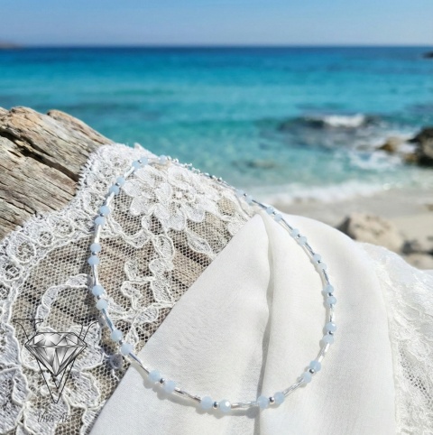 UROCZY NASZYJNIK Z AKWAMARYNU I SREBRA OD VIVA JEWELRY & ART