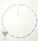 NIEBIESKO BIAŁY NASZJNIK Z AKWAMARYNU NA ŚLUB OD VIVA JEWELRY & ART