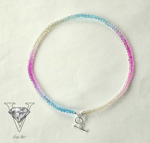UROCZY NASZYJNIK MAZAIKA BARCELONY OD VIVA JEWELRY