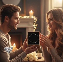 NASZYJNIK Z CYRKONII I SREBRA POZŁACANEGO OD VIVA JEWELRY & ART