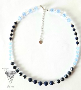 NIEBIESKI NASZYJNIK Z LAPIS LAZULI OD VIVA JEWELRY & ART