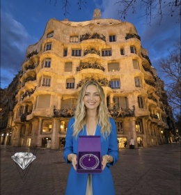 HARMONIA FIOLETU I BIELI OD VIVA JEWELRY